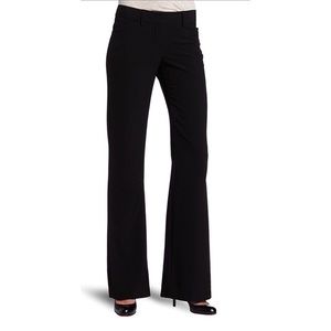 A. Byer Flare Leg Low Rise Black Dress Pant Size 1